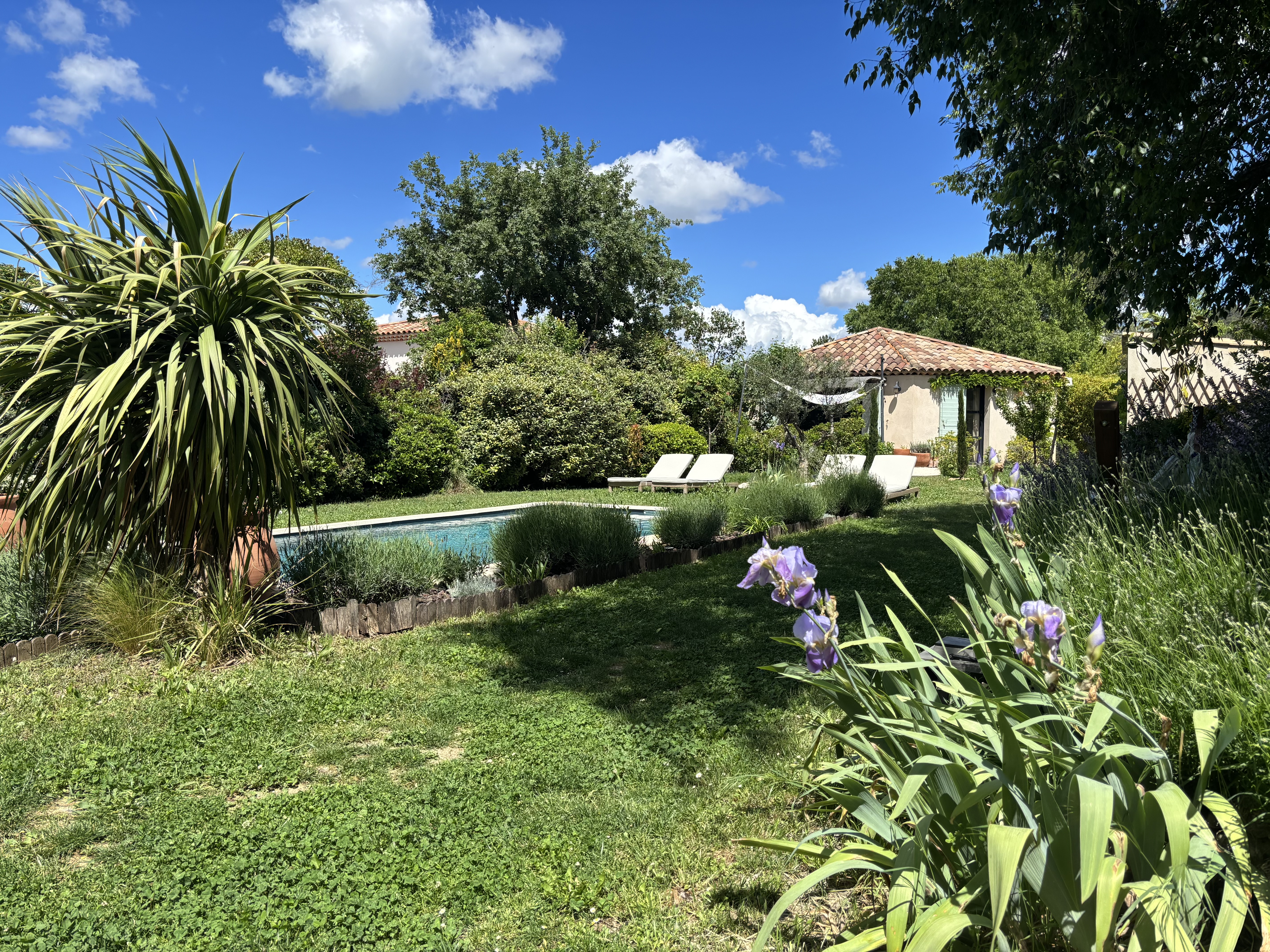 La Tanière — jardin provençal et piscine